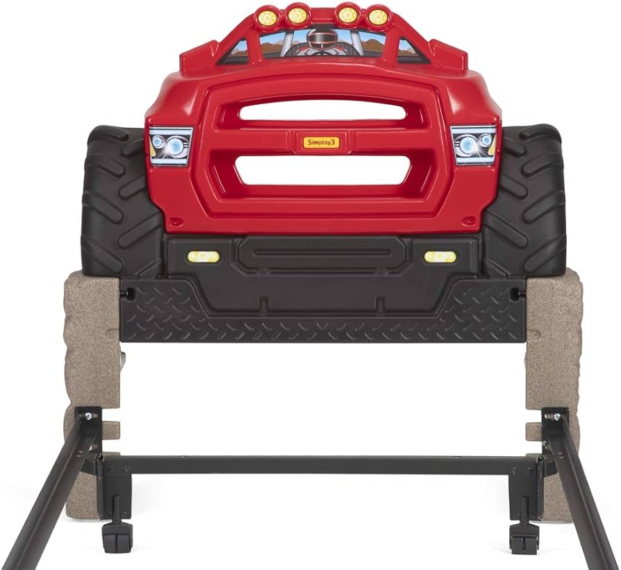 さとみ　2匹 Amazon.com: Simplay3 Monster Truck Headboard, Twin Size Plastic
